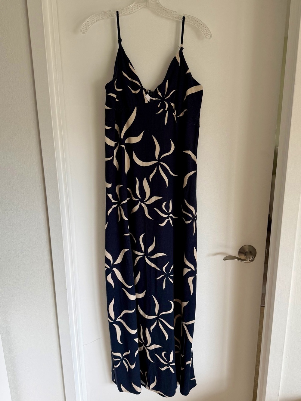 Paper Heart Australia Navy Linen Blend Sundress
